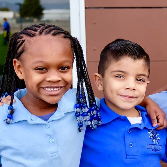 A photo of a group of teachers.