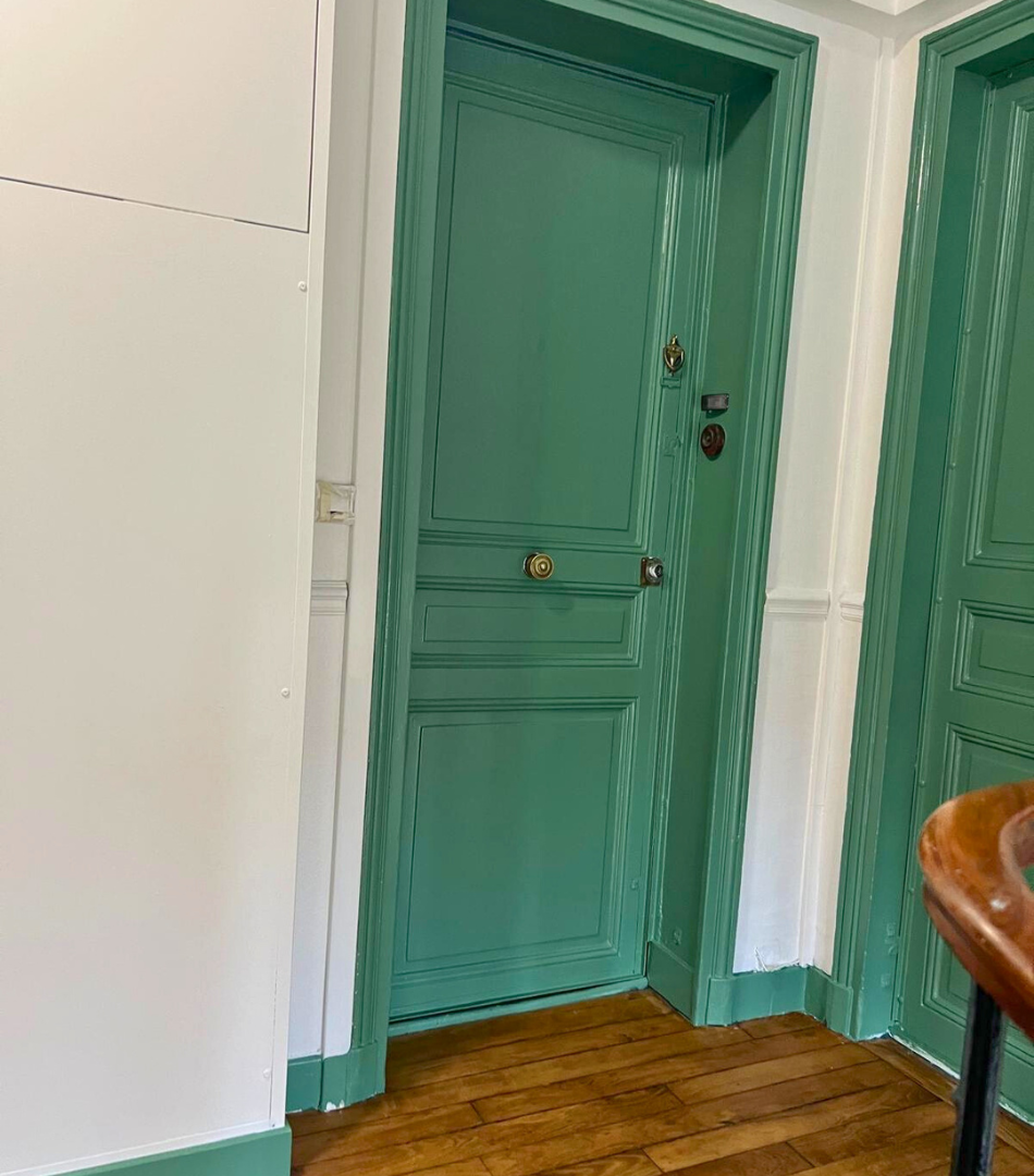 rénovation et peinture porte