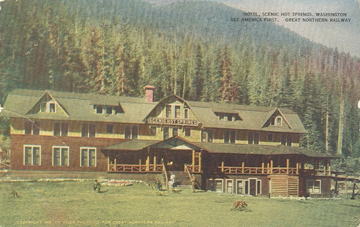 The third hotel was rebuilt on July 14, 1909