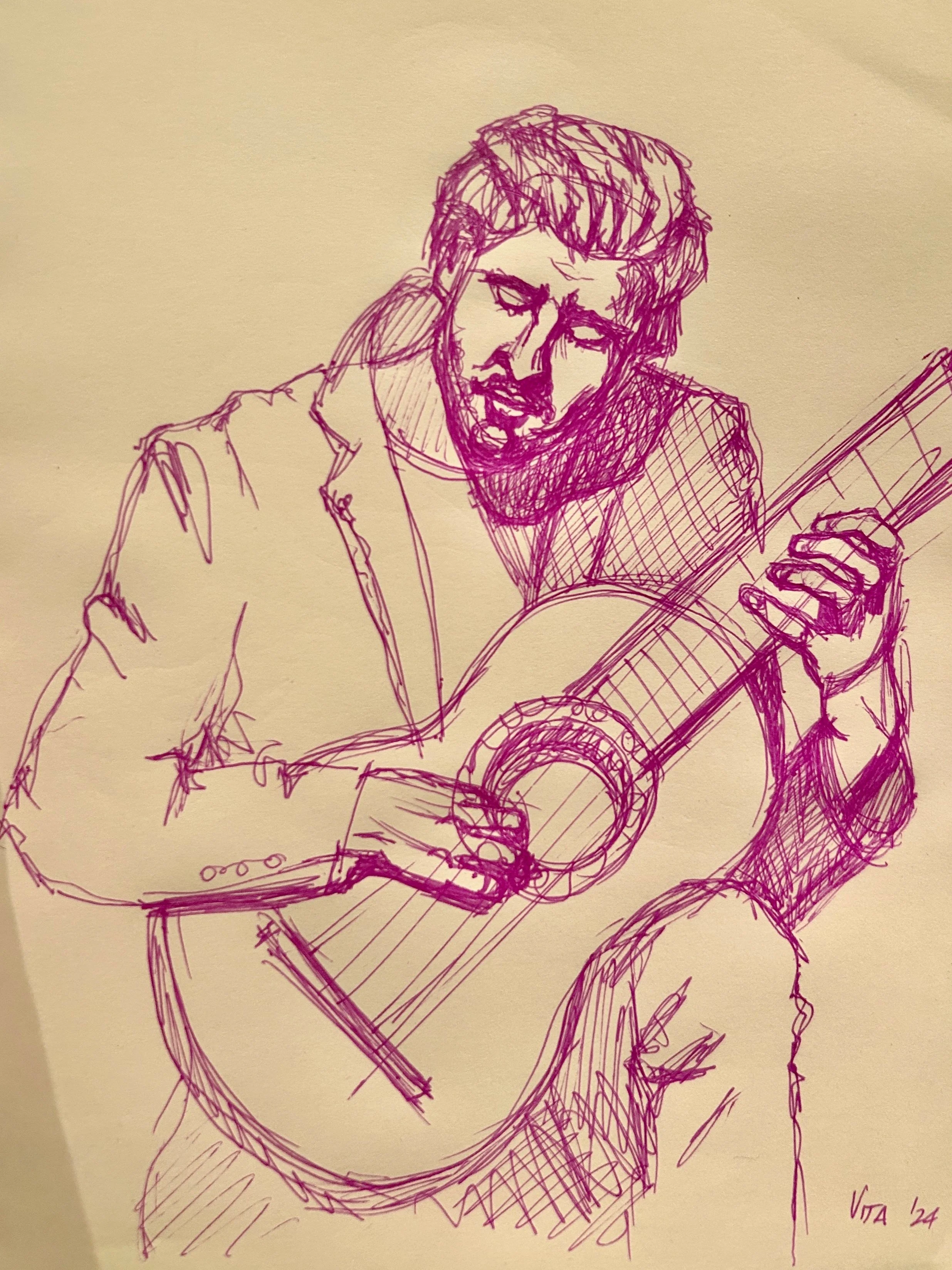 ISODORE (ink sketch on paper)