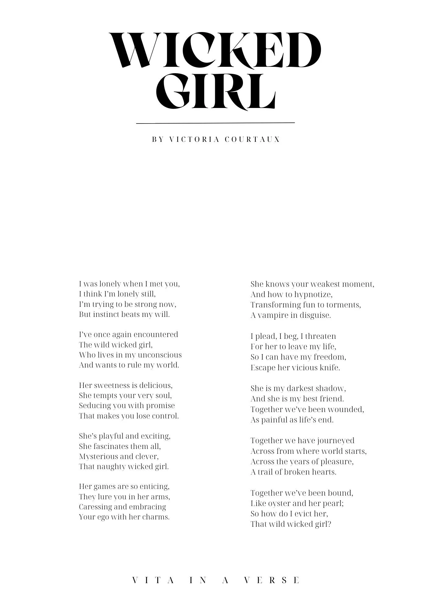 Vita in a Verse 4 - WICKED GIRL.jpg