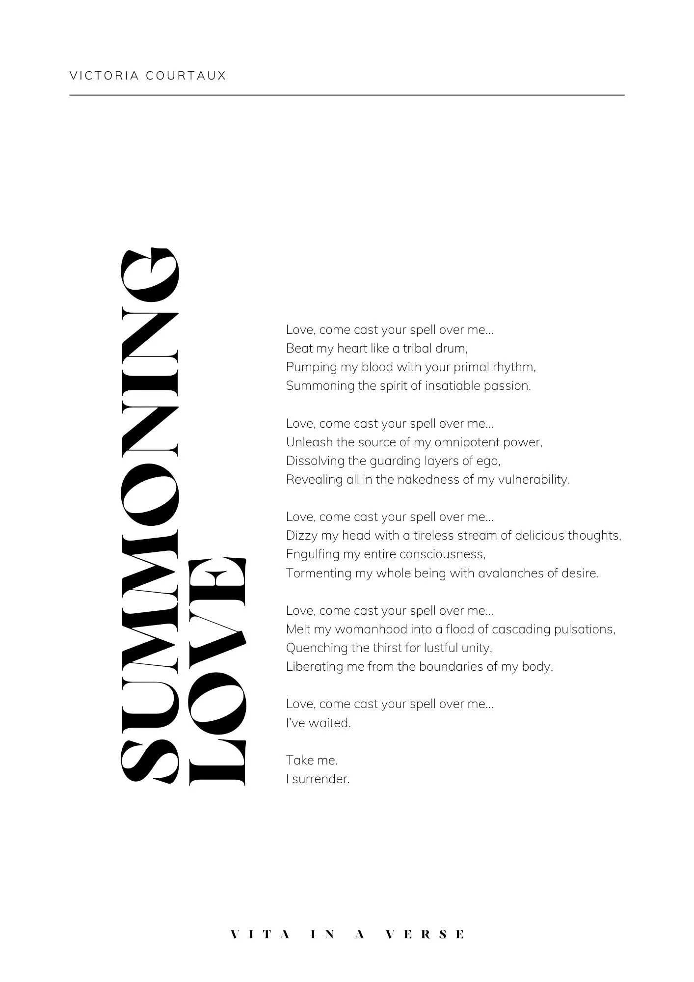 Vita in a Verse 6 - SUMMONING LOVE.jpg