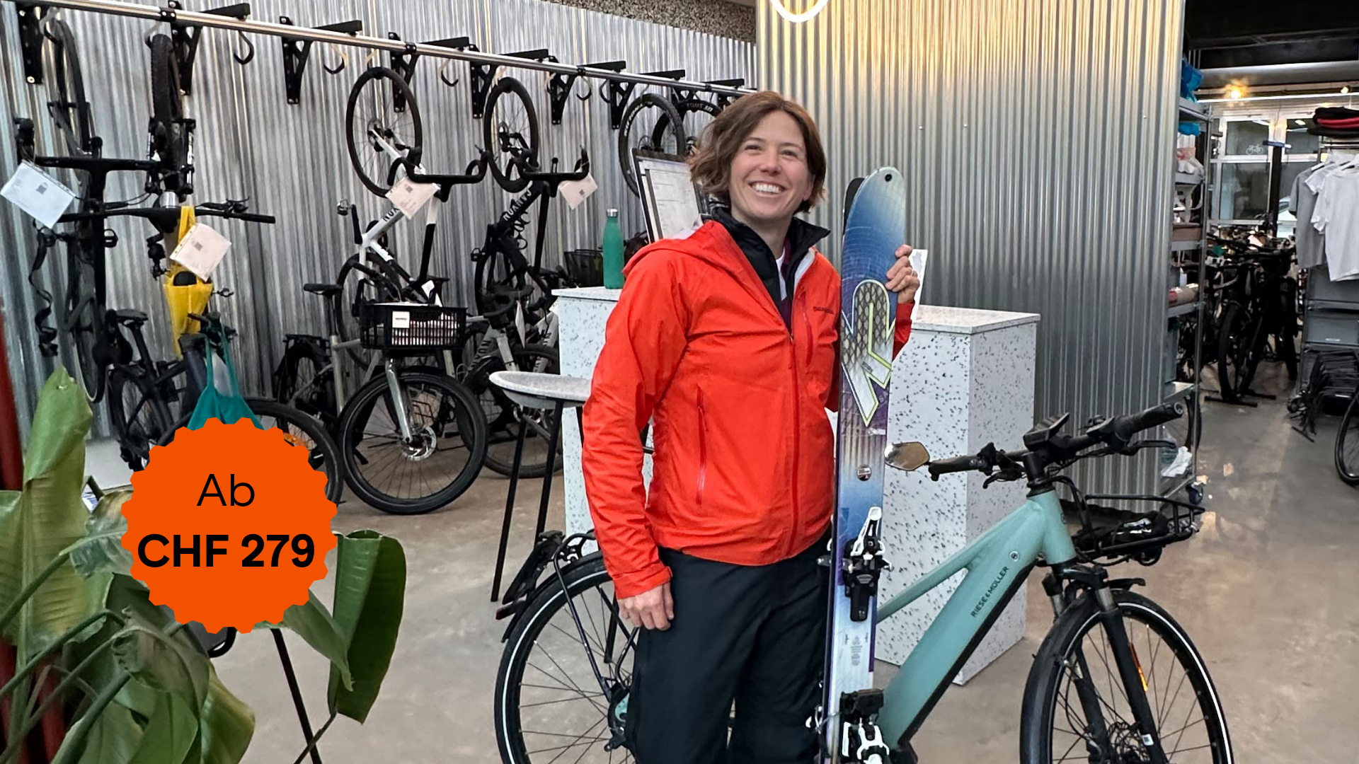 Still cycling. Already thinking about skiing?