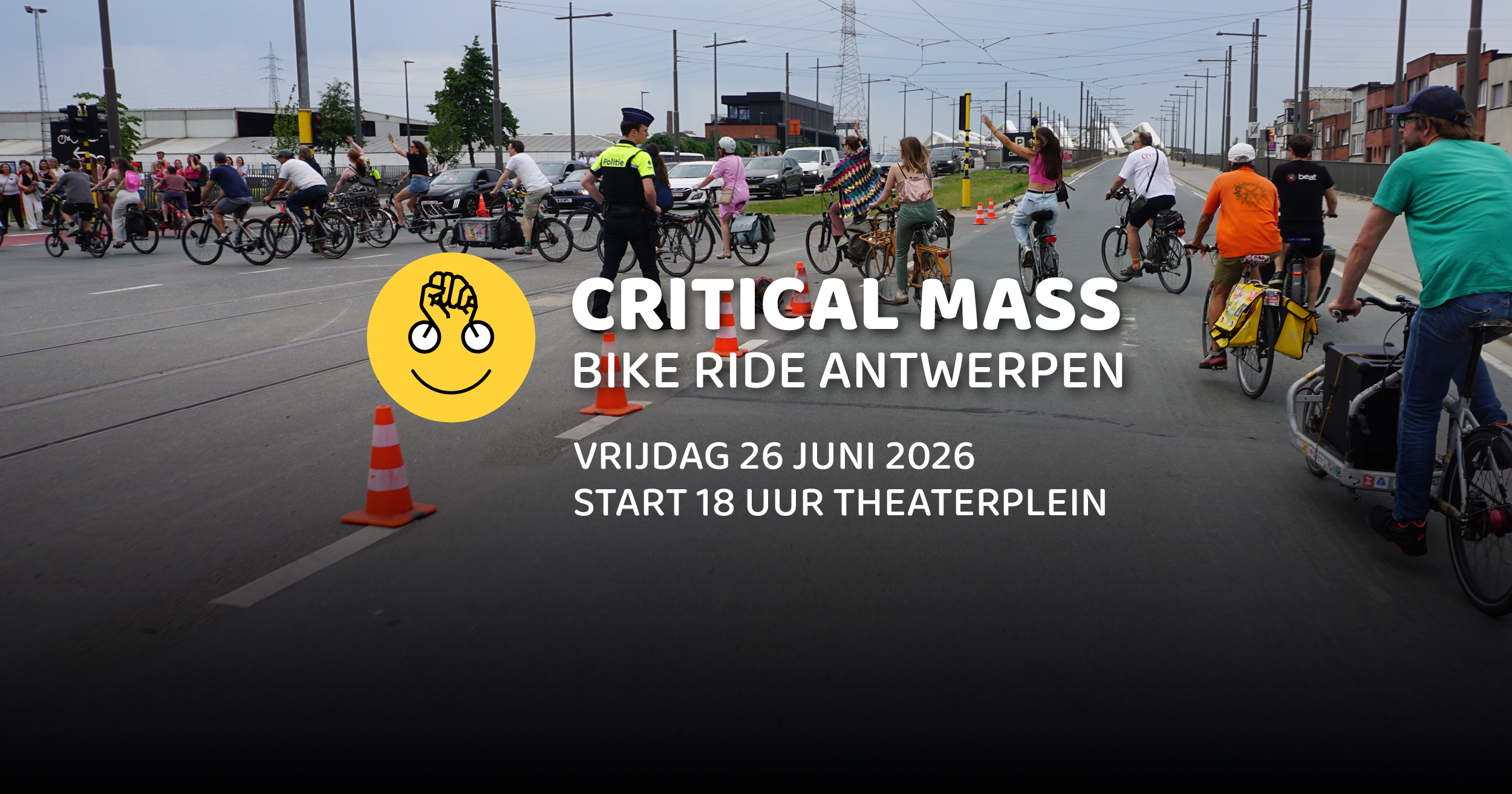 Critical Mass Antwerpen - juni 2026