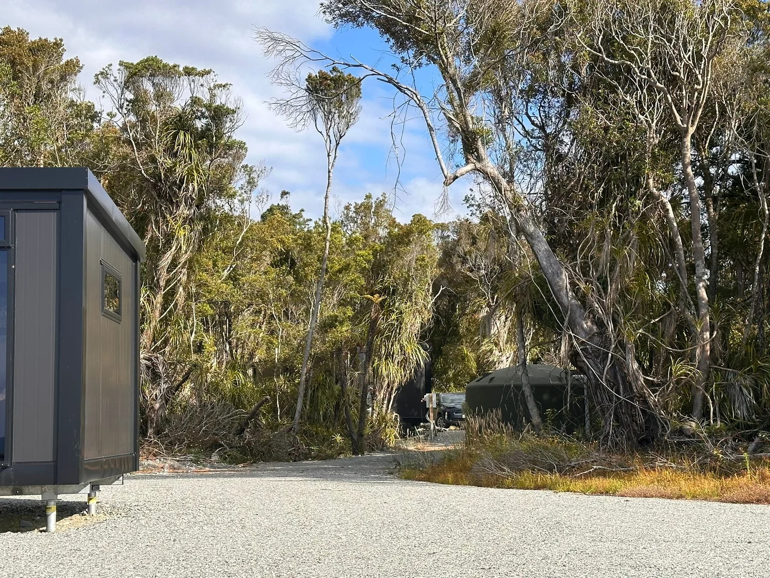 Driveway continuing past Little Solar towards Little Luna Cabin 02