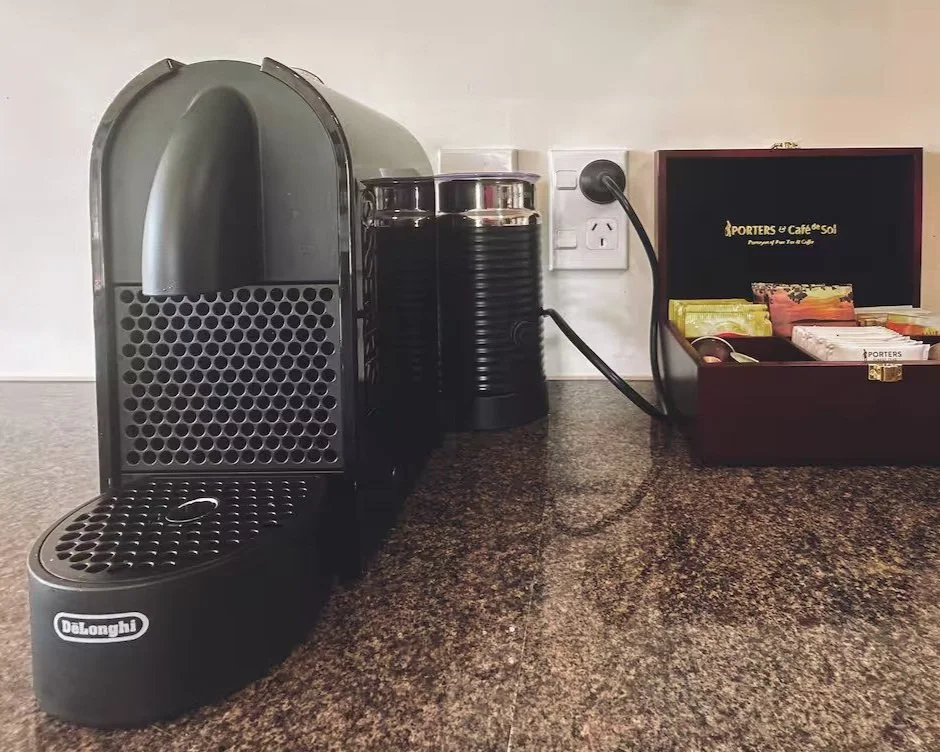 Nespresso coffee machine at Mountain View Retreat