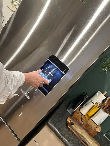 Fisher and Paykel refrigerator water dispenser