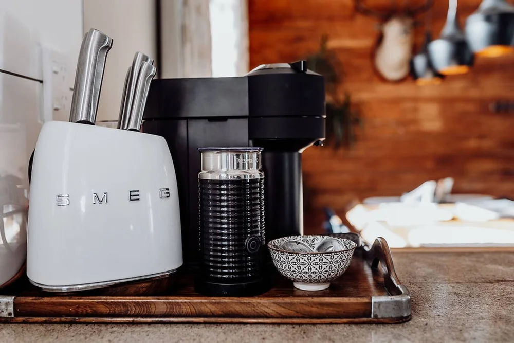 Nespresso Vertuo coffee machine and Aeroccino