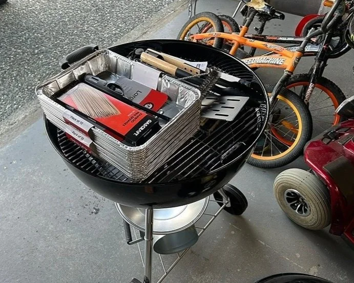 Weber kettle barbecue