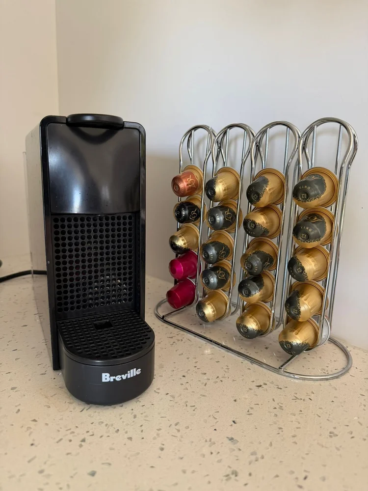 Breville Nespresso pod coffee machine at The Black Barn