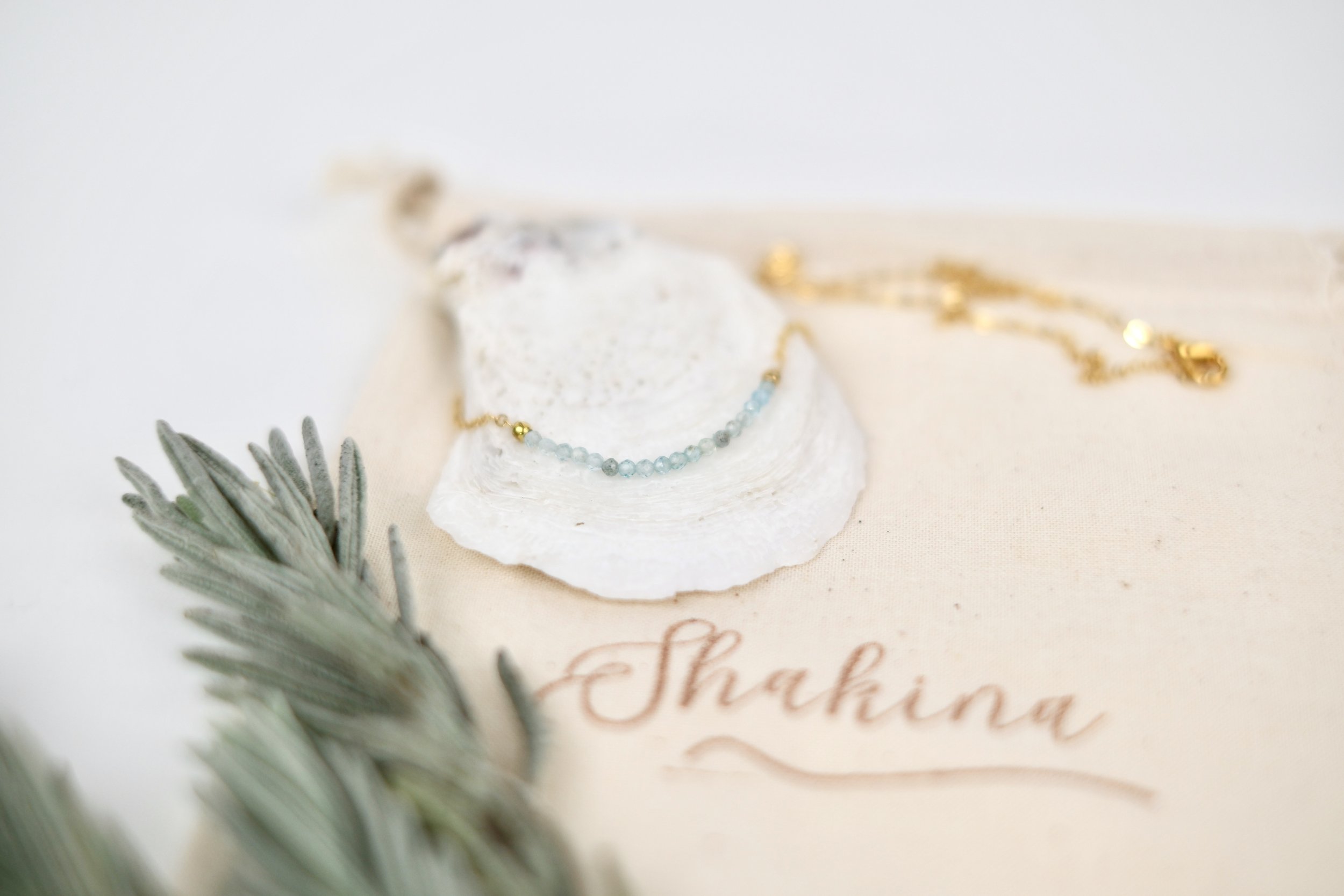Larimar 18k gold Necklace