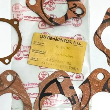 Juego de juntas de carburador para Authi Morris 1275, 1300 y Victoria. Marca Ajusa referencia A-2900.