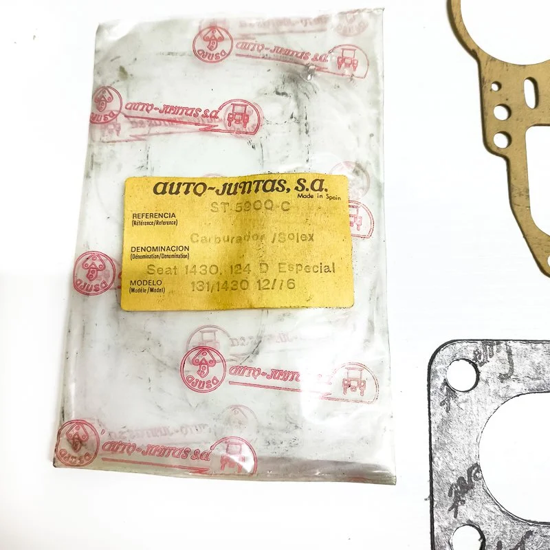 Juego de juntas para carburador Solex válida para Seat 1430, 124 D Especial y 131. Marca Ajusa referencia ST-5900-C