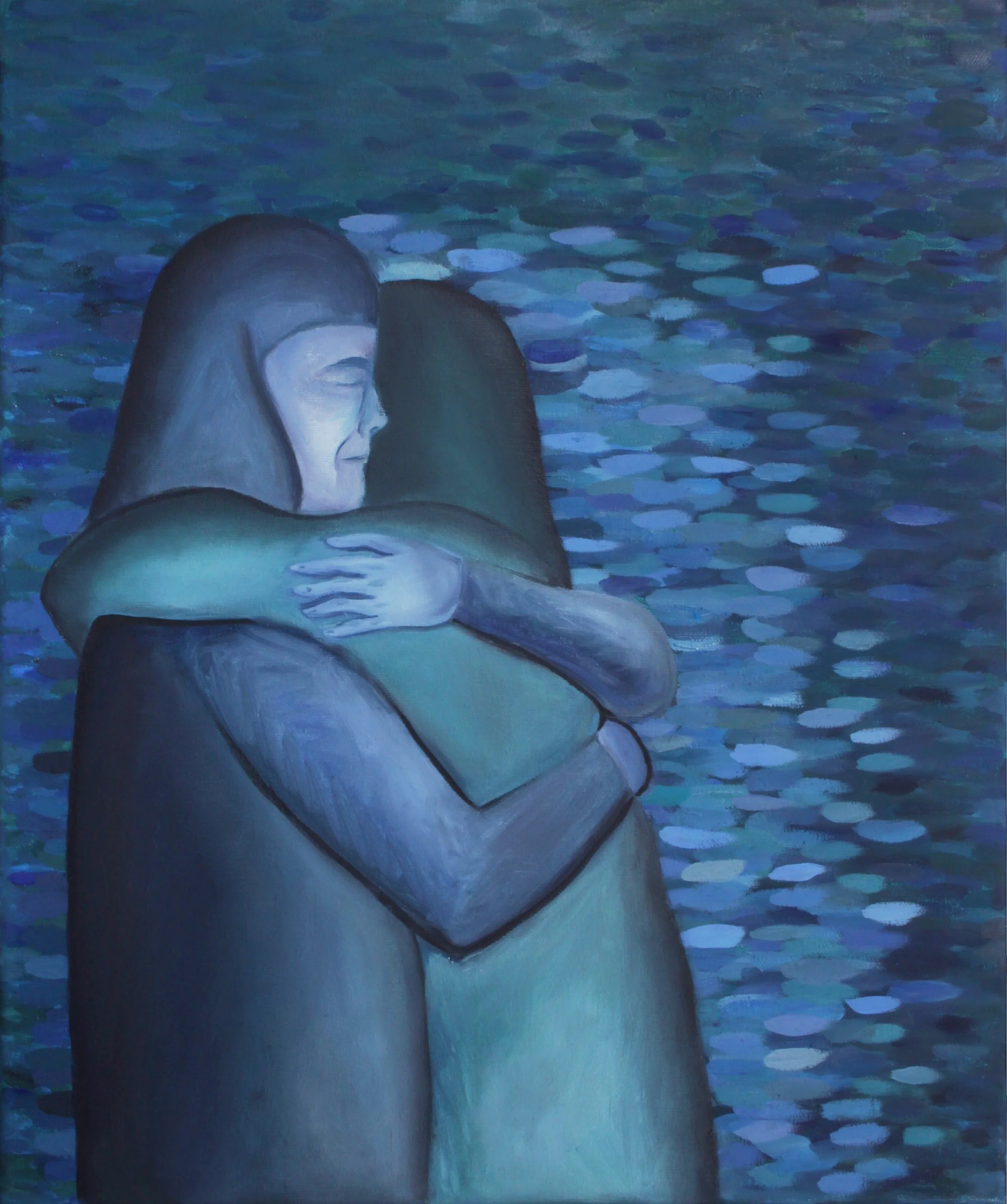 36. La diàspora.
46 x 55 cm.
Oli sobre llenç. VENUT.