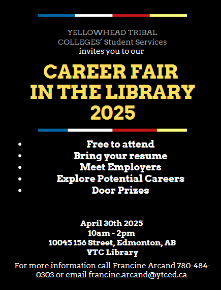 Yellowhead Tribal College Career Fair