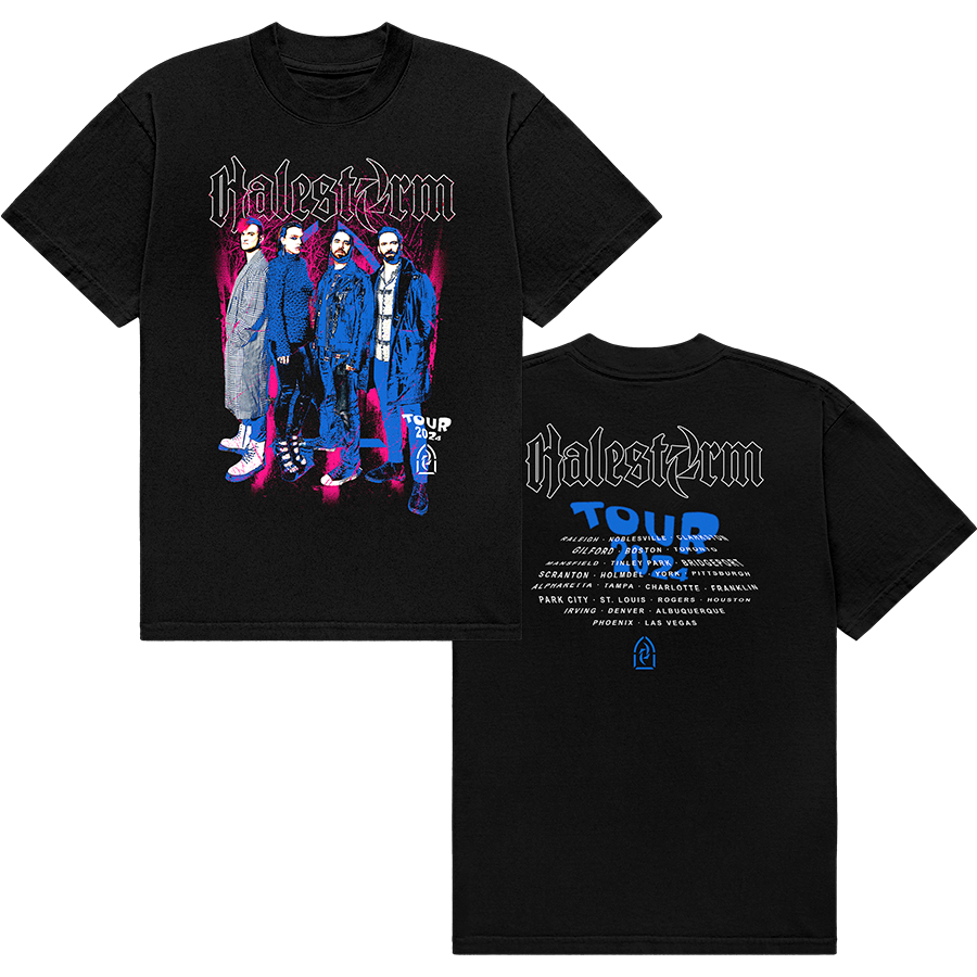 Halestorm tour 2024 merch tshirt