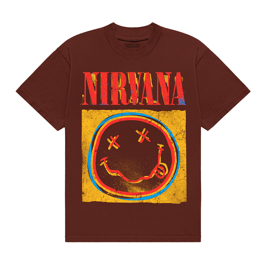 Nirvana Classic Smile Logo Washed