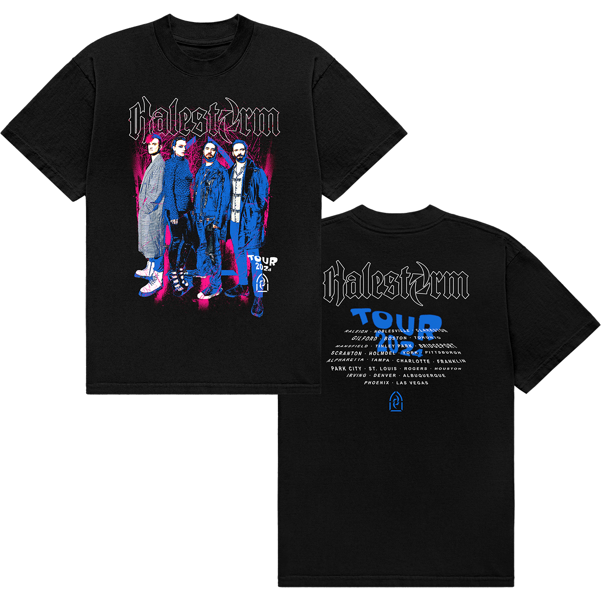 Halestorm Tour 2024. Manhead Merchandise. Retail & ecomm
