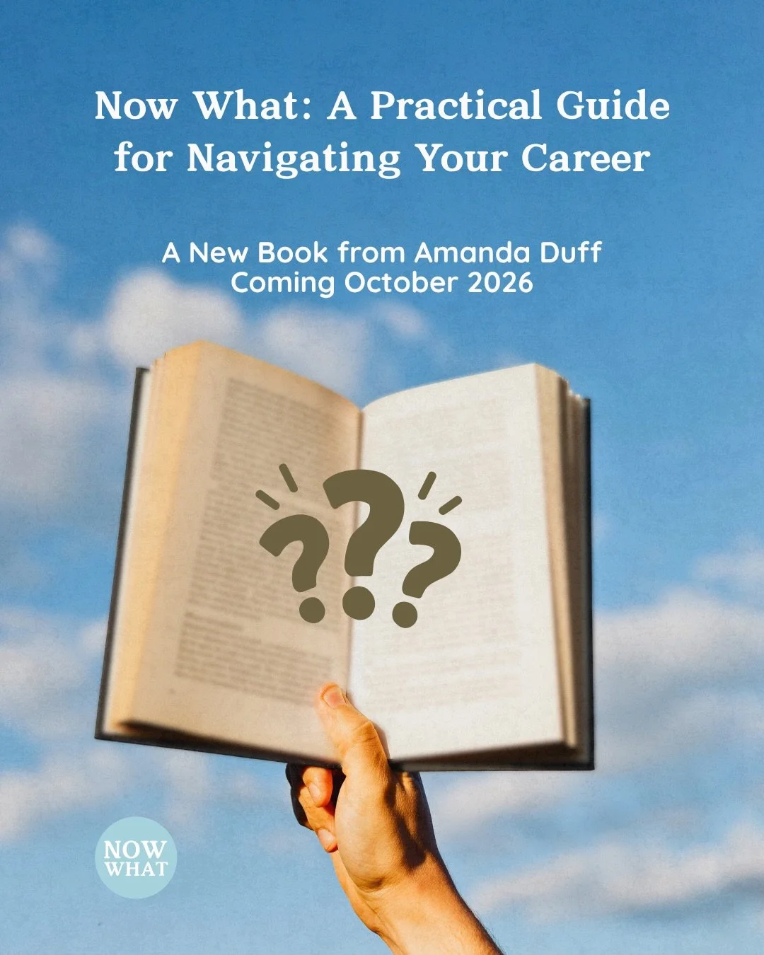 So&hellip; what exactly is Now What? 👀

My new book, Now What? A Practical Guidebook for Navigating Your Career, is an approachable resource for navigating the moments in your career when you find yourself asking, &ldquo;Okay&hellip; now what?&rdquo
