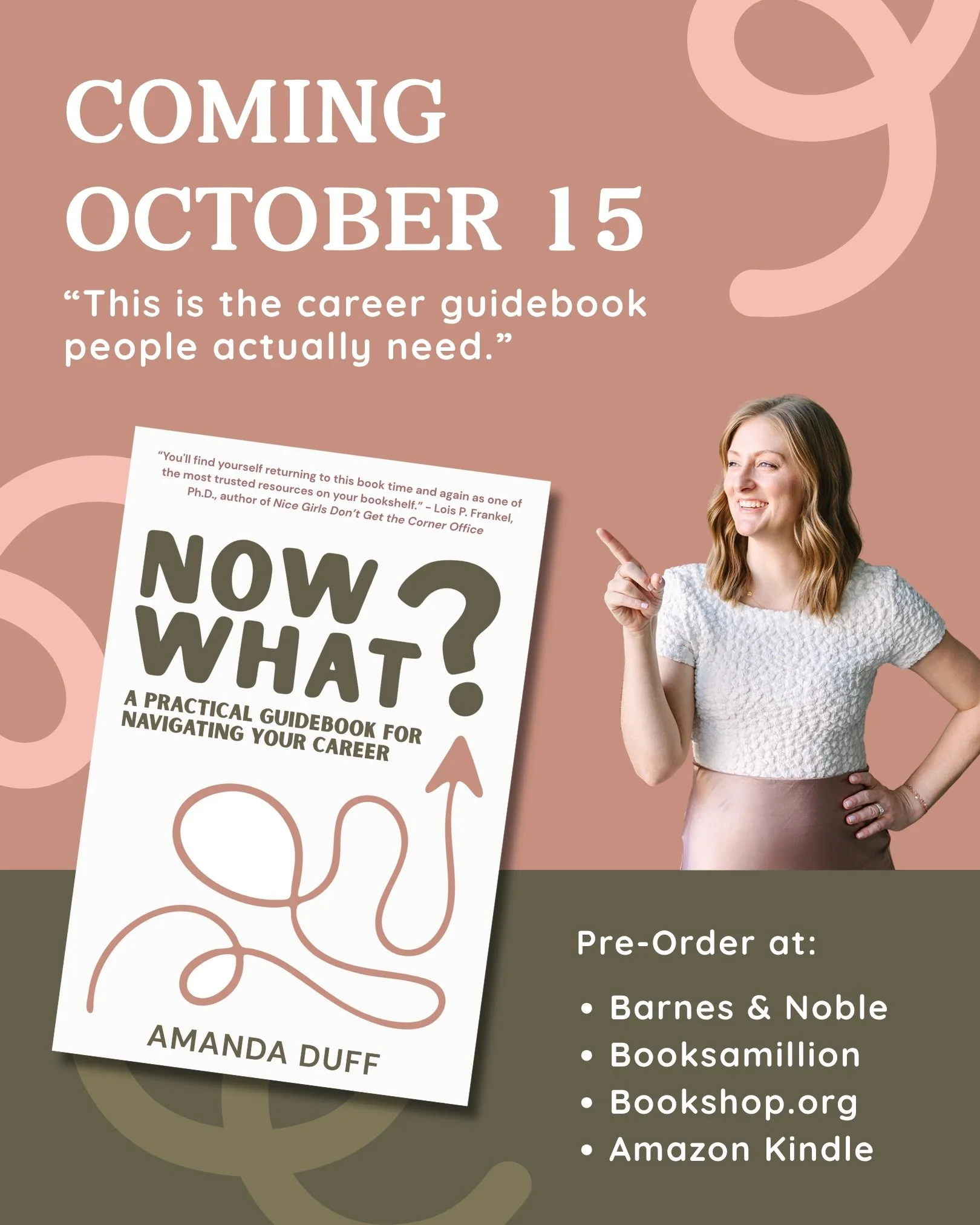 10 days until Now What? is officially out in the world!

I wanted to share a little bit about why I wrote this book, because honestly, it started with me having no idea what I was doing.

At 17, I left for college convinced I&rsquo;d figure everythin