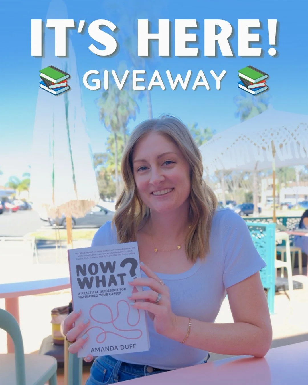 IT&rsquo;S HERE!!! 📚🎉 

"Now What? A Practical Guide for Navigating Your Career" is officially available on Amazon, Barnes &amp; Noble, Booksamillion, and Bookshop.org. And because a book release feels like a good reason to celebrate... w