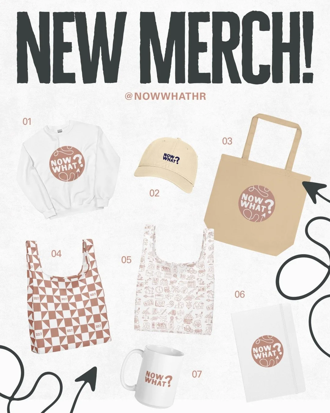 The book is out, the launch party happened, and now we have merch! 📚 For a limited time, I have extra signed copies of Now What? available on my website, along with some new book-themed goodies. Grab a signed copy, check out the merch, or treat your