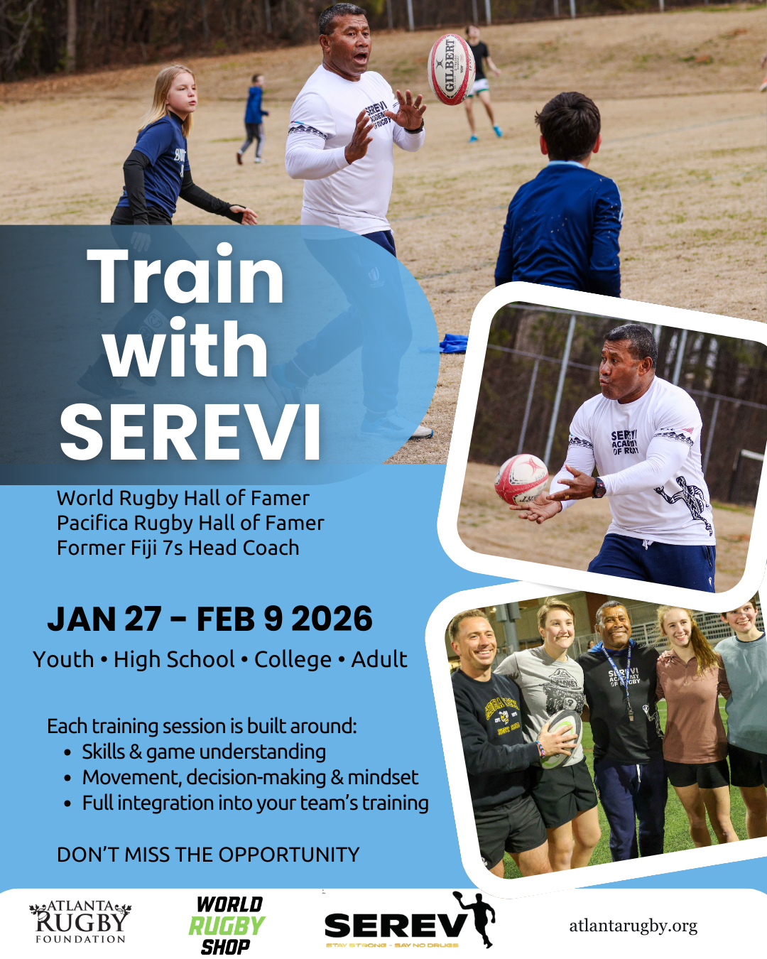Train with Serevi