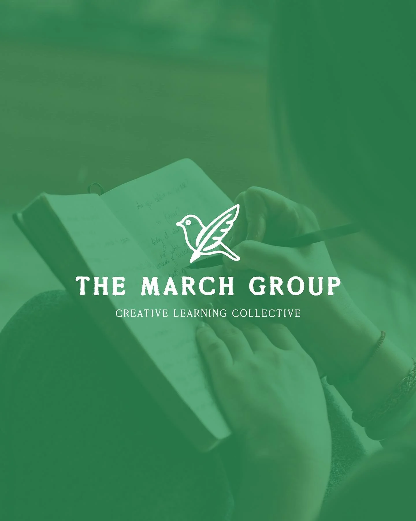 Over the past few months, I&rsquo;ve been working on this brand and website design and it&rsquo;s finally here! 💚

Introducing The March Group, a creative learning collective for high-achieving youth and adults.

Scope of work:
&bull; Brand identity