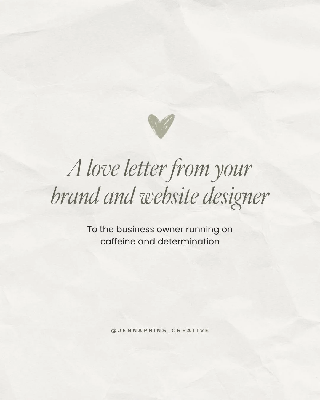 A little Valentine&rsquo;s love for you (the busy business owner who&rsquo;s doing it all).

Building a business isn&rsquo;t easy, but you&rsquo;re doing it anyway. If no one&rsquo;s told you lately you&rsquo;re doing great and your work matters.

I&