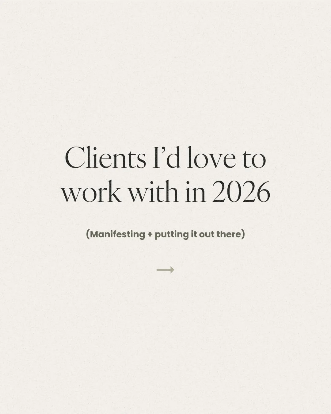 Putting this out there as we look ahead to 2026. Do any of these feel like you?

If you feel like your business has outgrown your current brand or website, this is your sign that it&rsquo;s time to take things to the next level.

Strategic brand and 