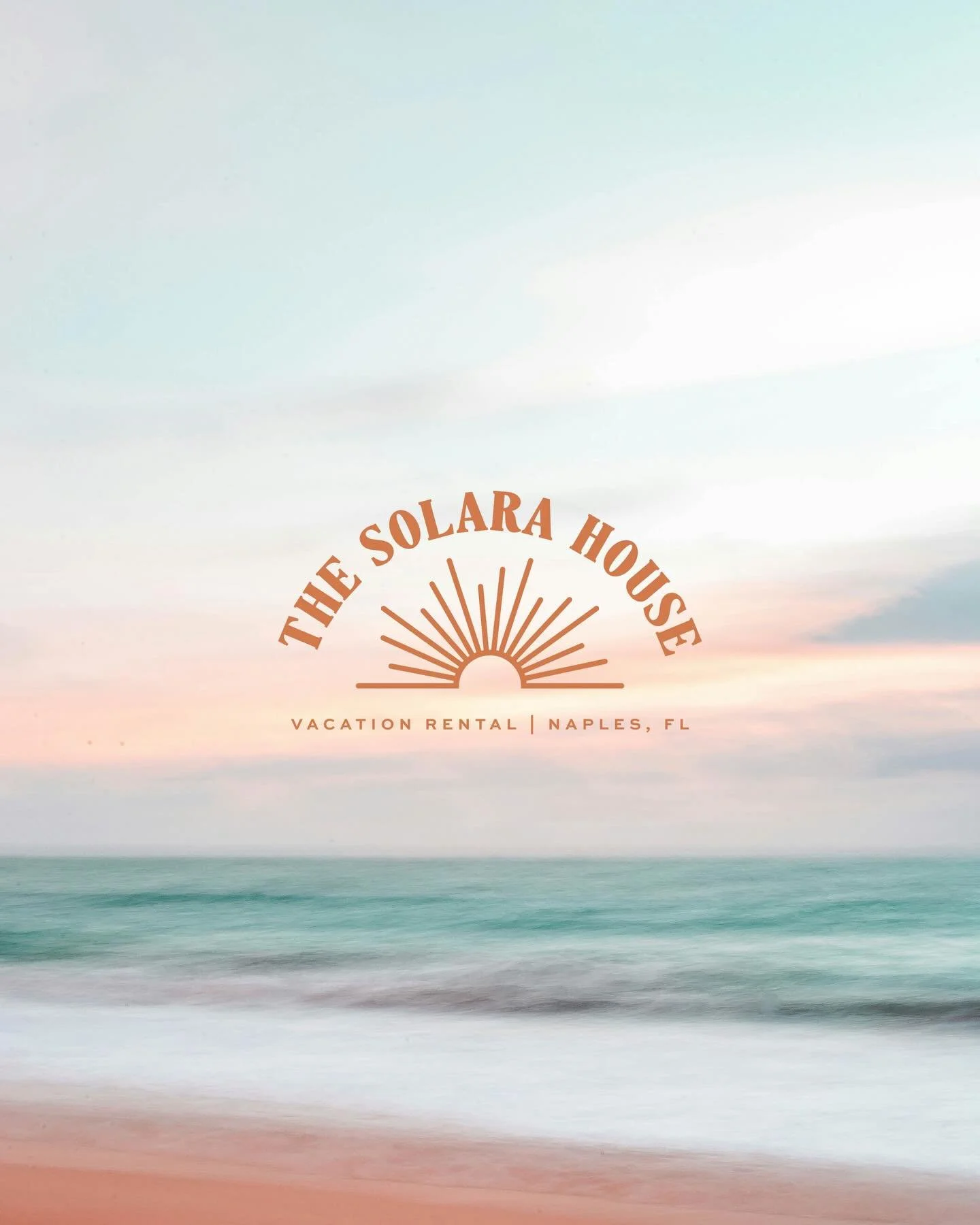 Brand and website design concept for The Solara House ✨🧡

A classic beachfront vacation rental.🌴☀️

This brand concept is inspired by the golden sand and radiant sunset skies of the Florida coast. It&rsquo;s designed to feel charming and full of en