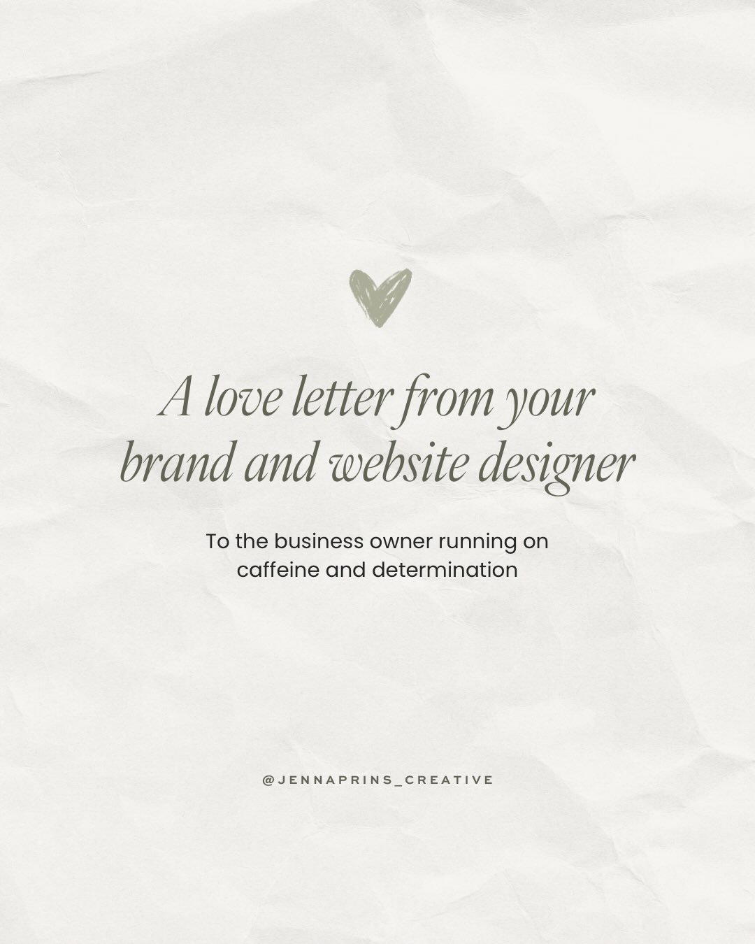 A little Valentine&rsquo;s love for you (the busy business owner who&rsquo;s doing it all).

Building a business isn&rsquo;t easy, but you&rsquo;re doing it anyway. If no one&rsquo;s told you lately you&rsquo;re doing great and your work matters.

I&