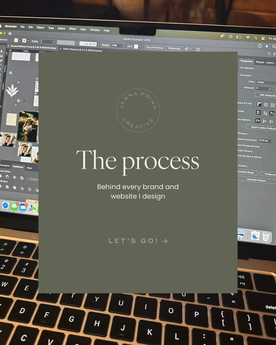 Here&rsquo;s what working together looks like.

Every project starts with strategy so I can fully understand your story, your vision, your audience, and what makes your business different. From there, I translate it all into a brand and website that 