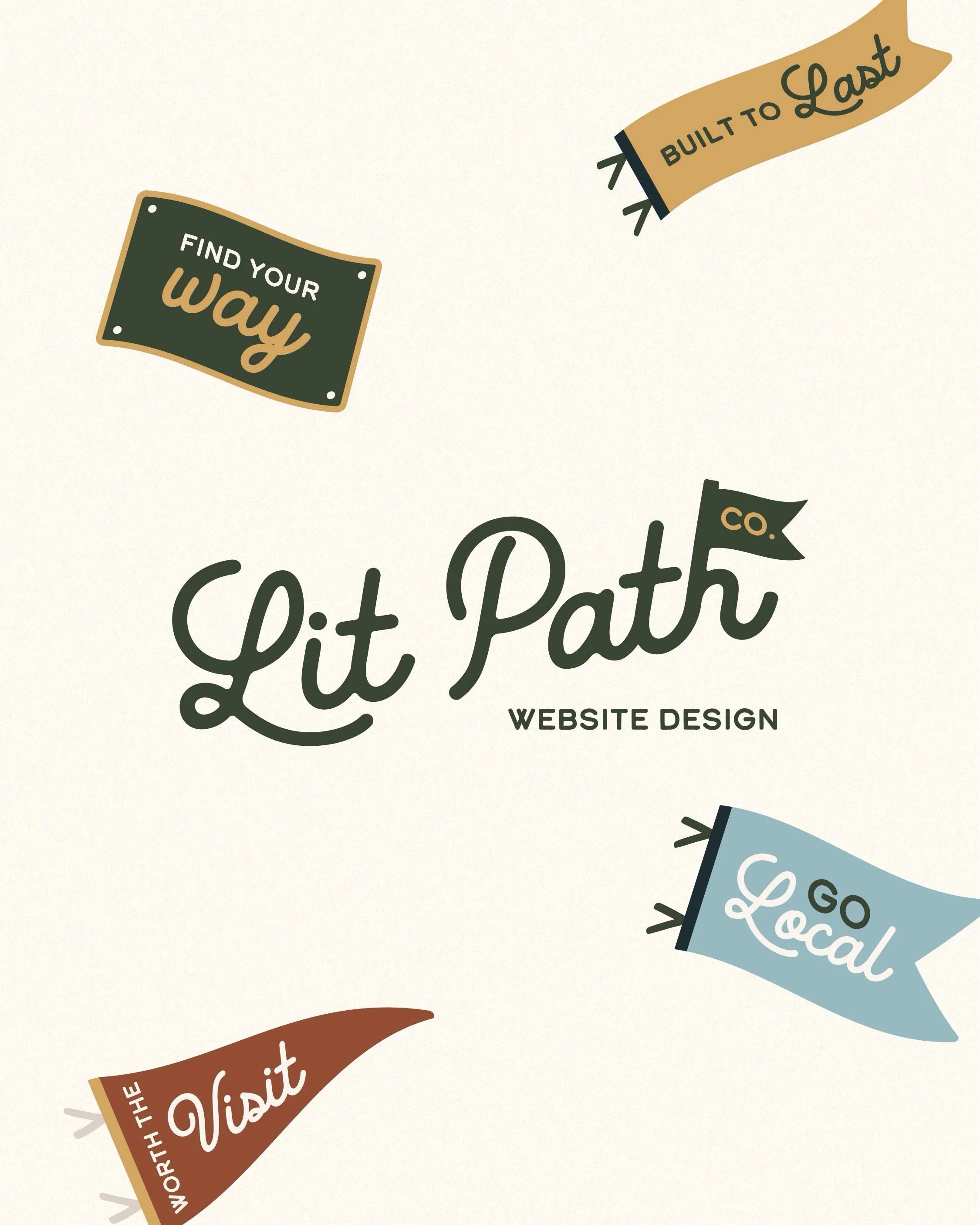 Meet the new @litpathco with a fresh new brand. ✨

Lit Path Co. helps experience-driven businesses create thoughtful websites that feel just as welcoming as the experiences they provide.

When Nikki and I first started working together, one thing bec