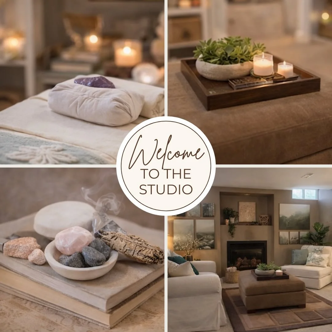 Welcome to your little sanctuary.

Akasha Energetics isn&rsquo;t a clinic.
It&rsquo;s a quiet, grounding space designed for your nervous system to soften the moment you arrive.

Soft lighting.
Warm textures.
Plants and natural elements.

Everything h