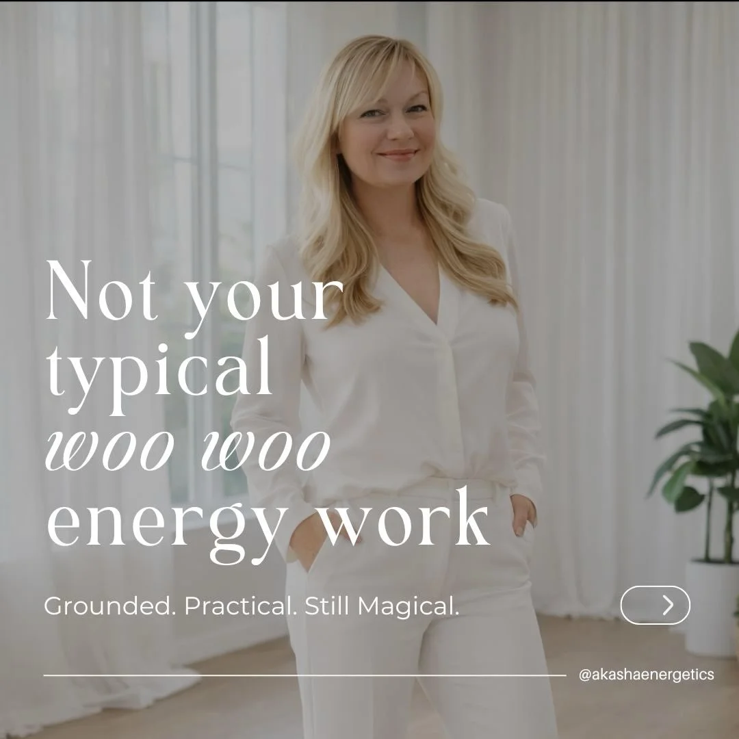 There&rsquo;s a version of energy work that feels a little&hellip; untouchable. 

All love and light, but not always something you can actually use in your real, everyday life. That&rsquo;s not what I do.

At Akasha Energetics, everything I offer com