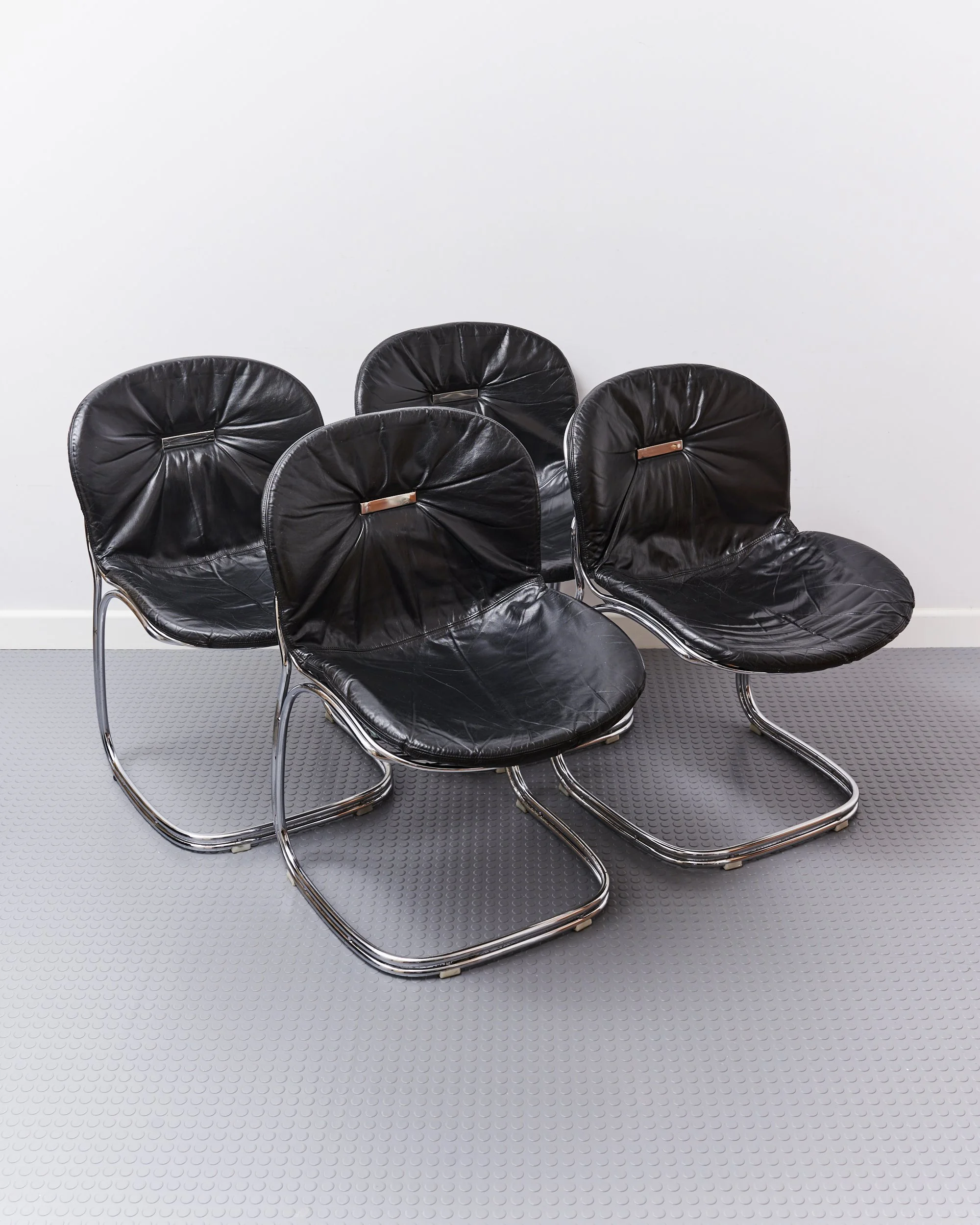 gastone.rinaldi.sabrina.chrome.leather.dining.chairs.rima.italy.1970.jpg