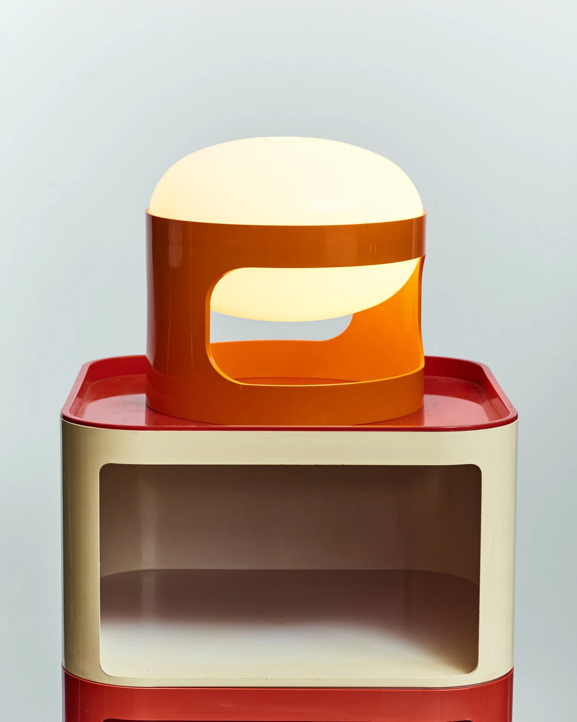 joe.colombo.kd27.kd28.table.lamp.orange.husqvarna.kartell.1970 3.jpg