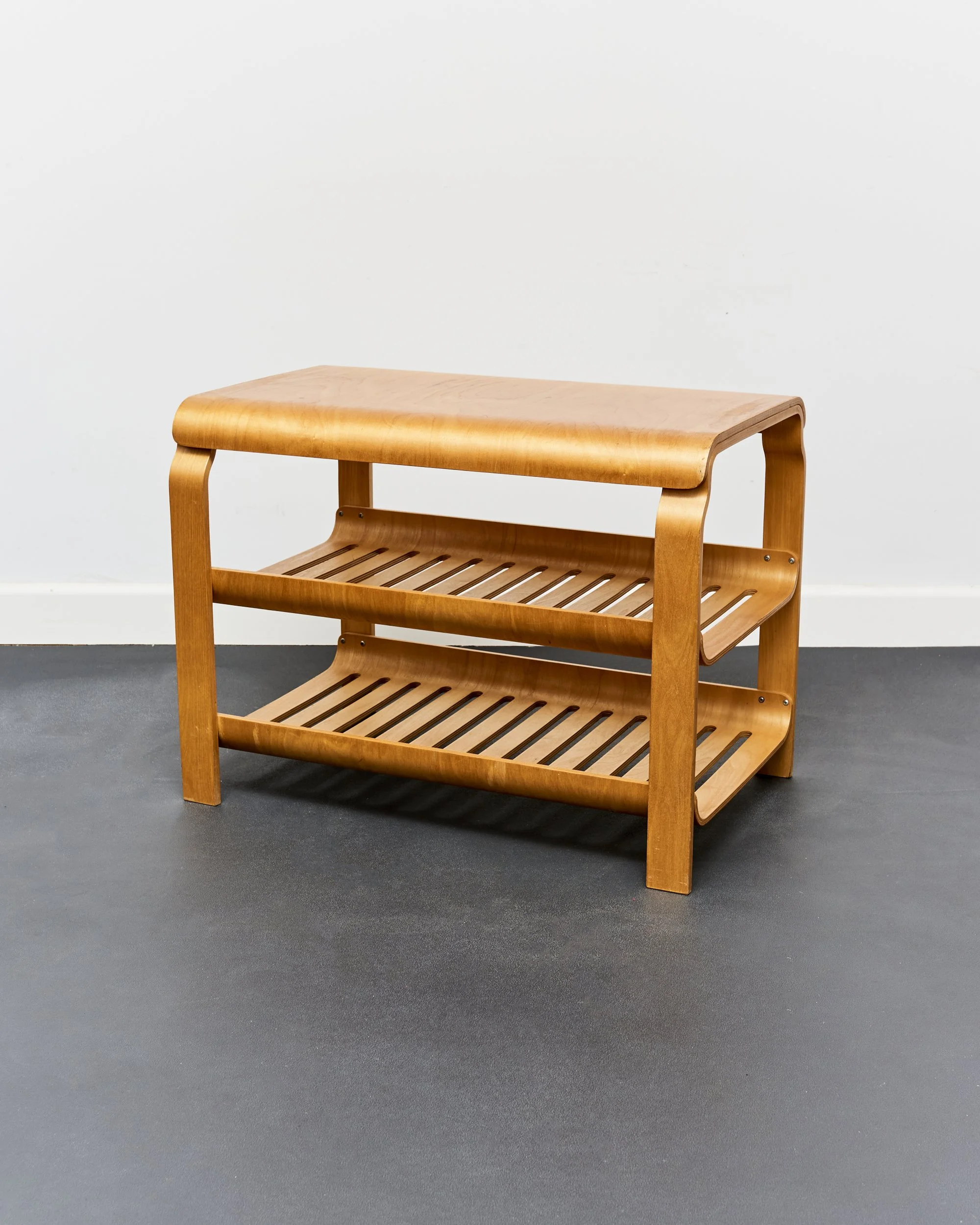 bench.side.table.shoe.rack.ikea.richard.clark.plywood.1990.alvar.aalto 2.jpg