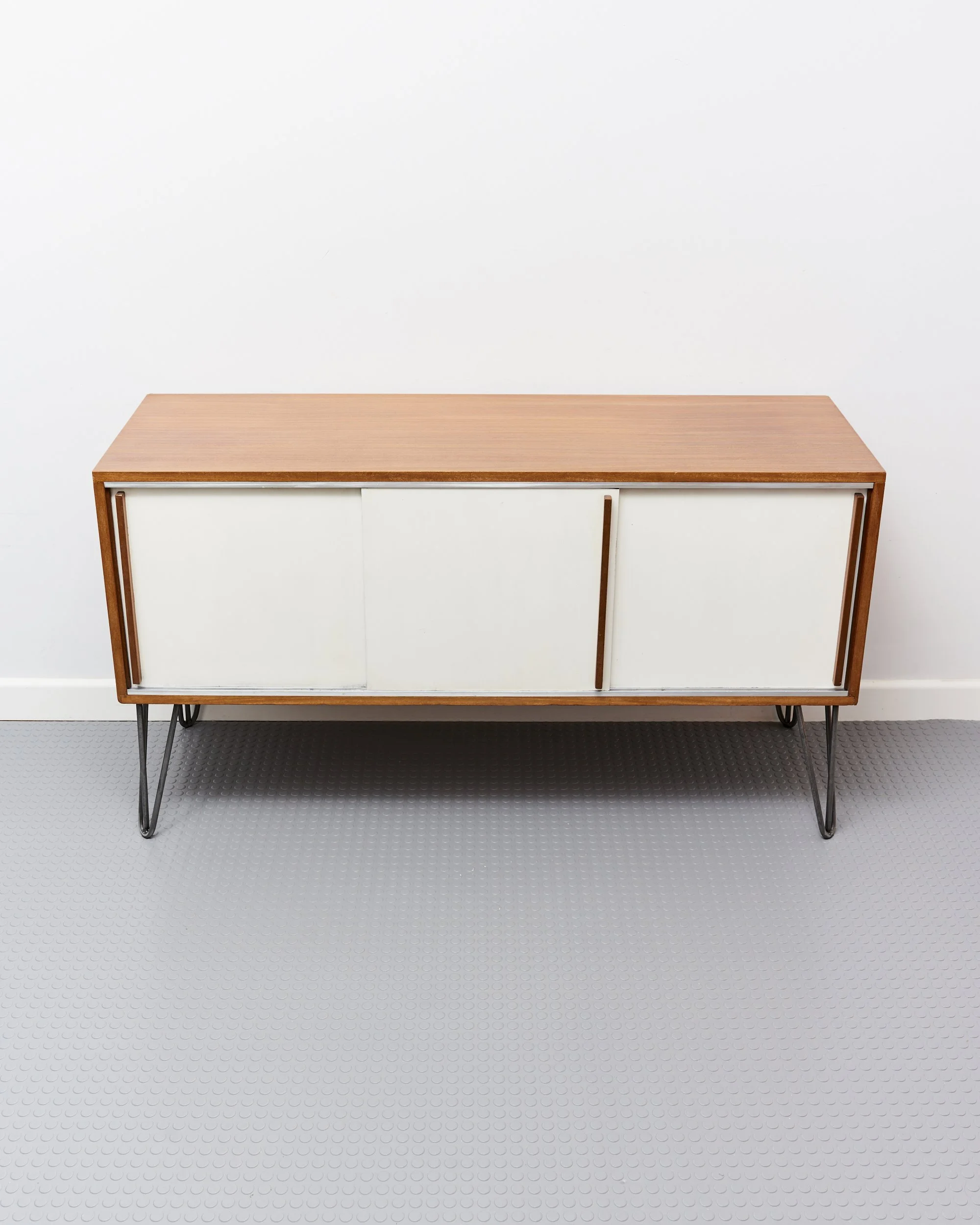 mid.century.sideboard.teak.white.veneer.refurbished.1960.mcm.retro.vintage 2.jpg
