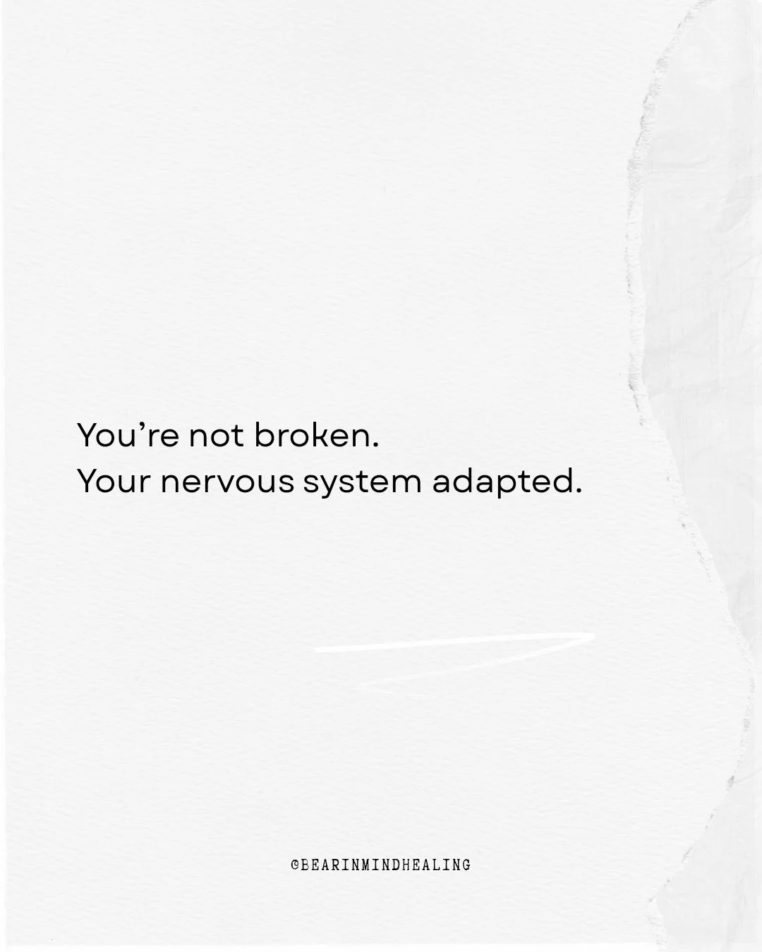 ⬇️Read Caption Below⬇️⁠
⁠
Trauma doesn't just live in memory, it lives in the nervous system.⁠
⁠
Hypervigilance, shutdown, people-pleasing, emotional numbing, overthinking...⁠
These aren't flaws or failures.⁠
They are intelligent adaptions to environ