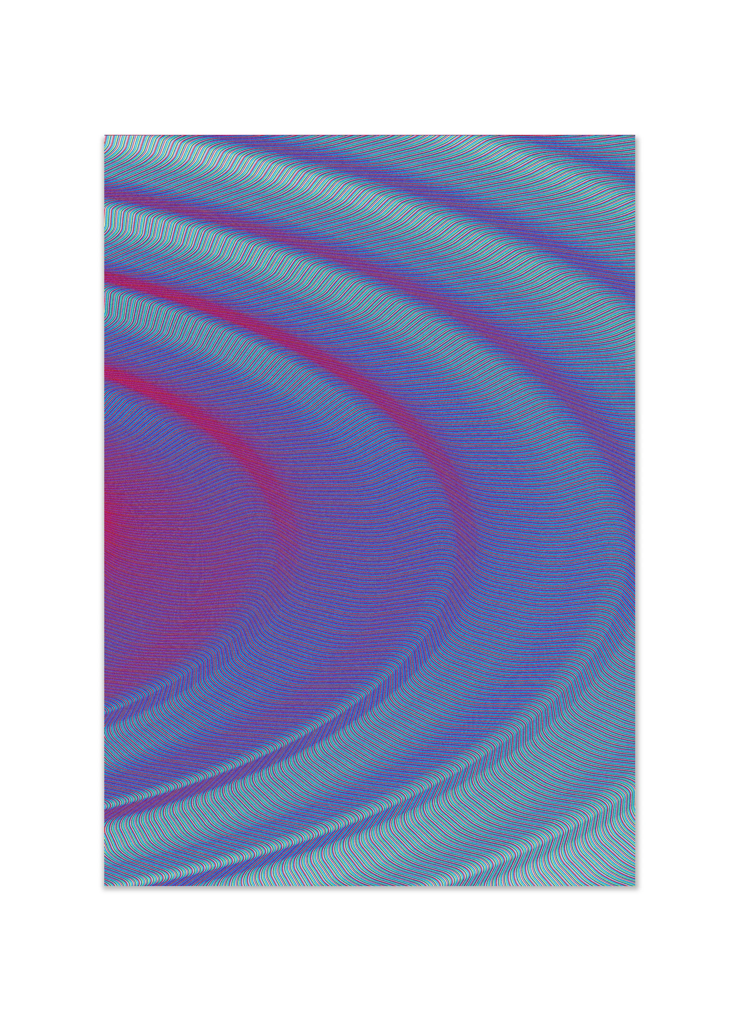 Clean Waves at Dusk - Pen Original - 2026 - 1 of 1