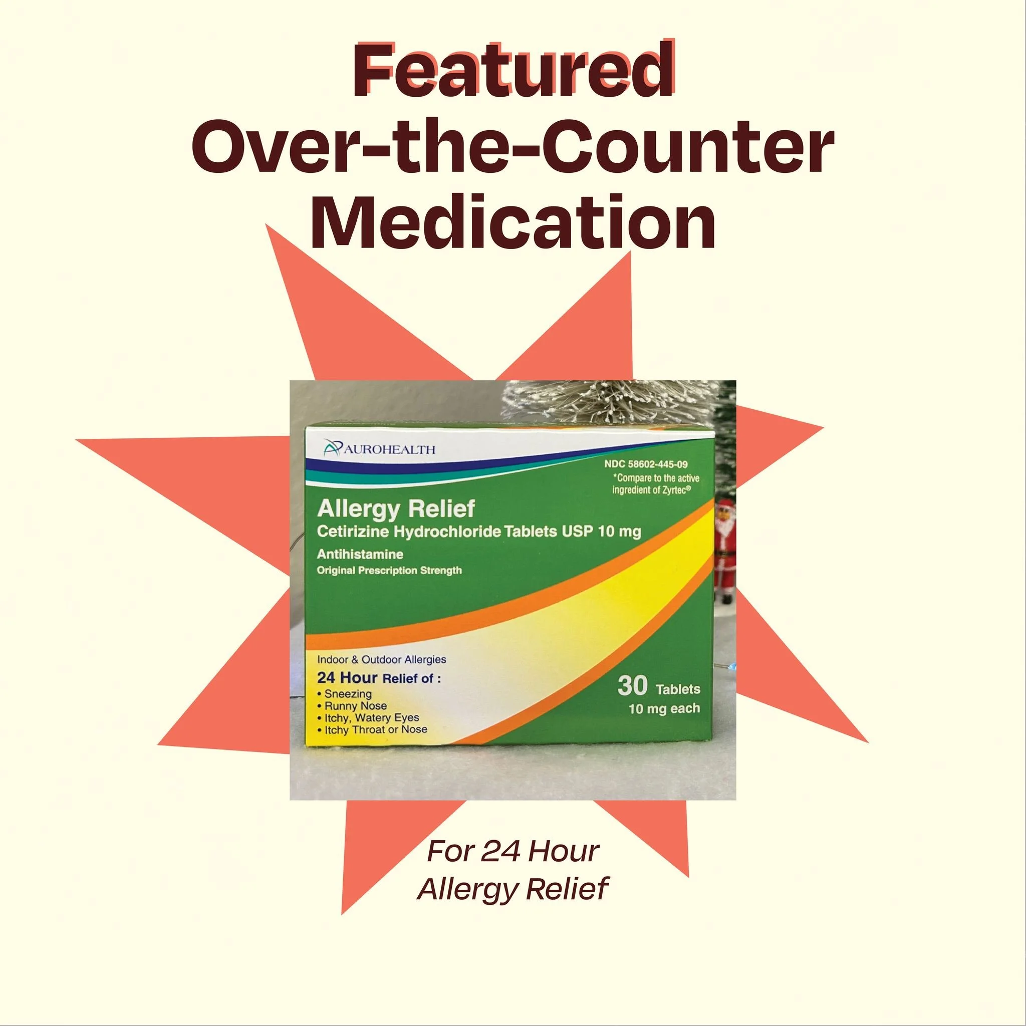Stay healthy and prepared with our selection of over-the-counter essentials at the Student Health Center! Check out these 2 OTC Products for January as the temperature starts to drop! From pain relievers to allergy meds, we've got you covered. Visit 