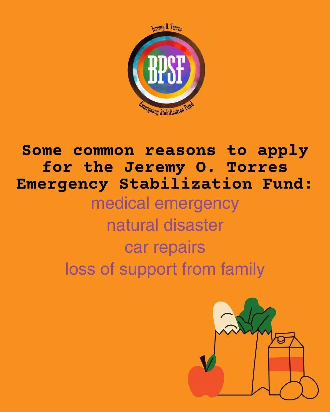 If you are a LGBTQIA+ adult, between the ages of 18 and 25, who resides in San Marcos or Hays County and is experiencing an unforeseen financial crisis, BPSF may be able to assist with limited funds!✨🌈

Link in bio, or visit bobcatpridescholarship.c