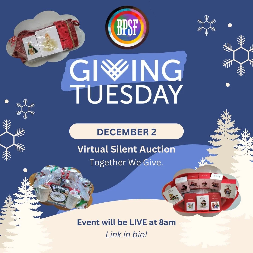 Giving Tuesday is right around the corner! Ready for some friendly competition? Our virtual silent auction opens Tuesday, (12/2) at 8AM!

Join us with the link below or in bio:

https://www.facebook.com/share/p/1BrNEaWvyV/?mibextid=wwXIfr