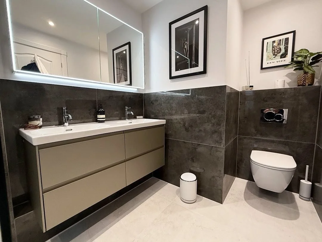 Swipe to see before&hellip; ✨➡️
A beautifully finished bathroom renovation featuring premium tiling, spacious layout and modern fixtures. A calming, elegant space with high-quality installation throughout.

Considering a bathroom project? 📩 Send us 