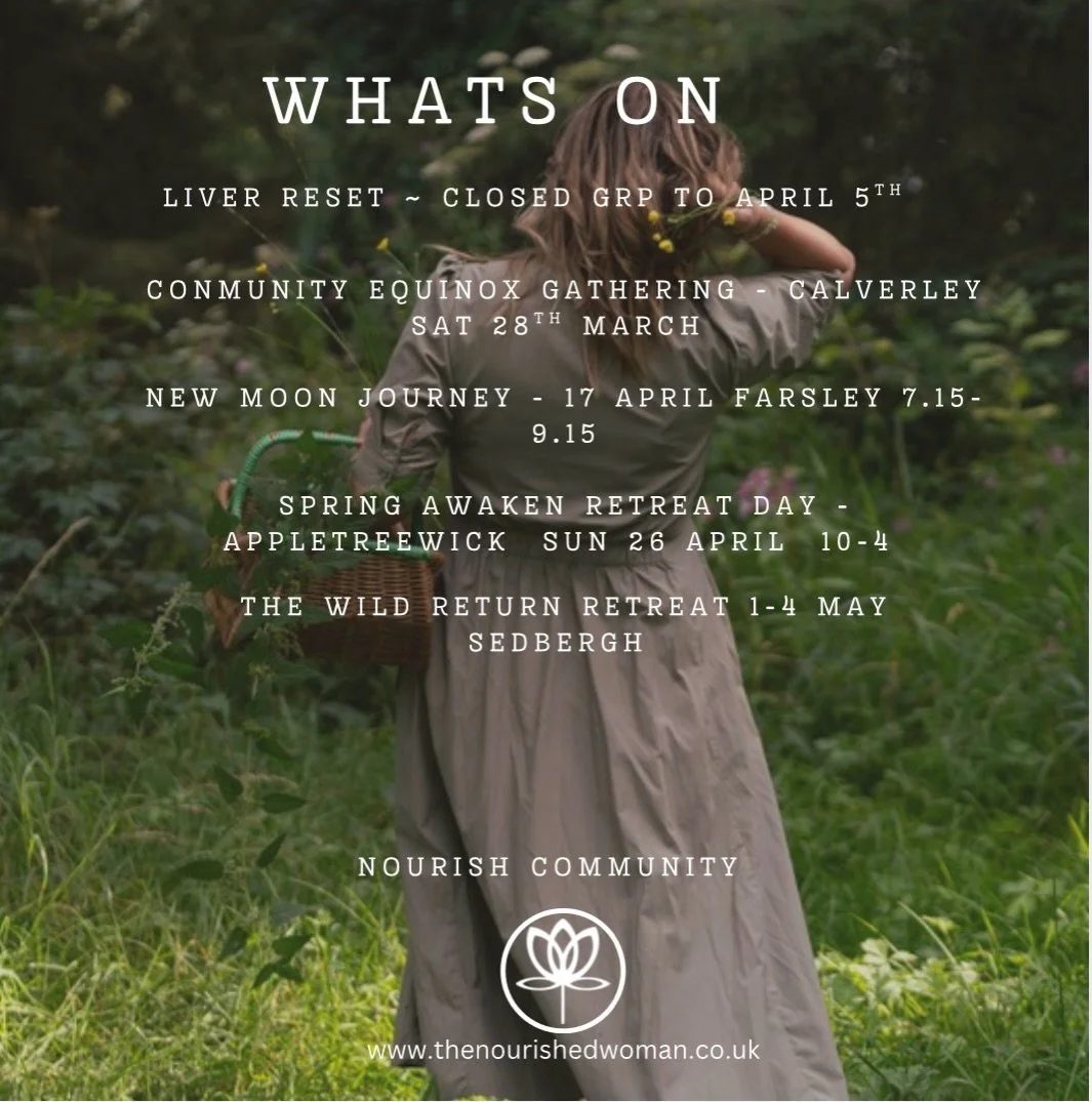 Little reminder of what&rsquo;s coming up ⬇️

We are currently in cleanse mode - join us for liver reset ~ a gentle reminder of this wonderful detox organ and how we can eat to maximise health .
Community connection ~ @subconscious_self_belief  shari