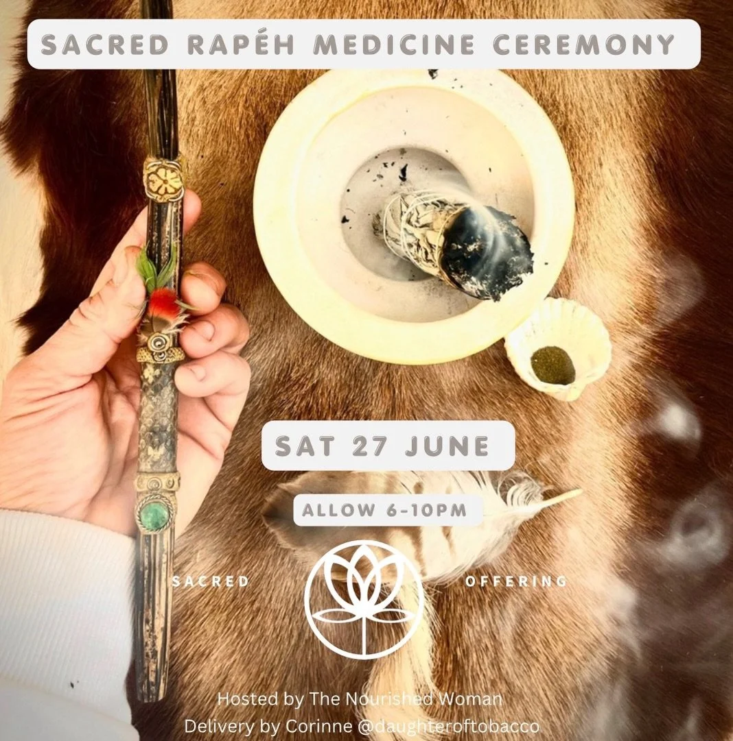 Excited to welcome once again @daughteroftobacco - Corrinne for her second ceremony in Leeds. 
She&rsquo;s coming to Nourish studios farsley this summer 
🌱🌱🌱🌱🌱🌱🌱🌱🌱🌱🌱🌱🌱

Corrinne is a medicine woman and plant and animal carrier in the shi