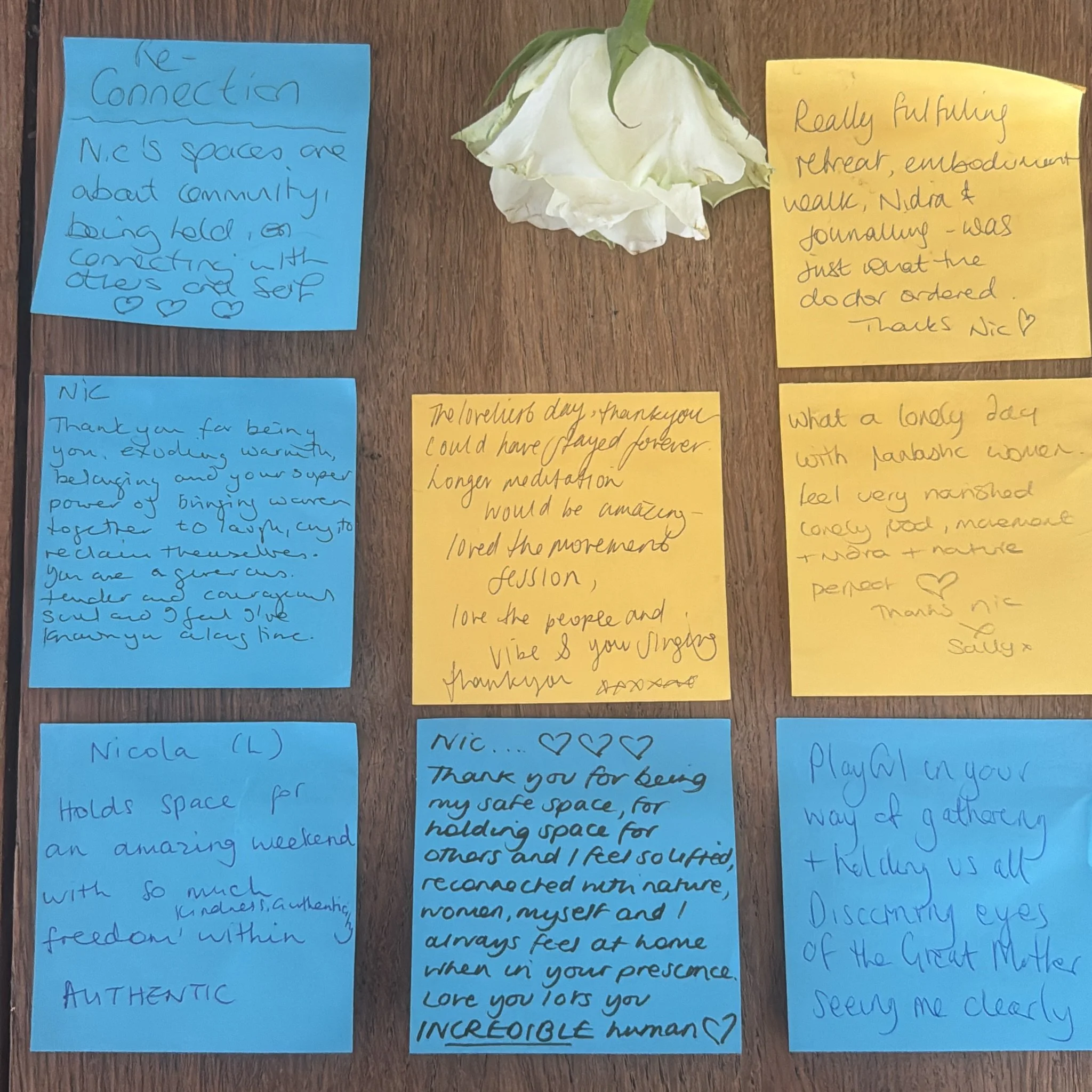 Day retreat then Sedbergh 
So very grateful for feedback and reviews 
#review #womensevents #spaceholding