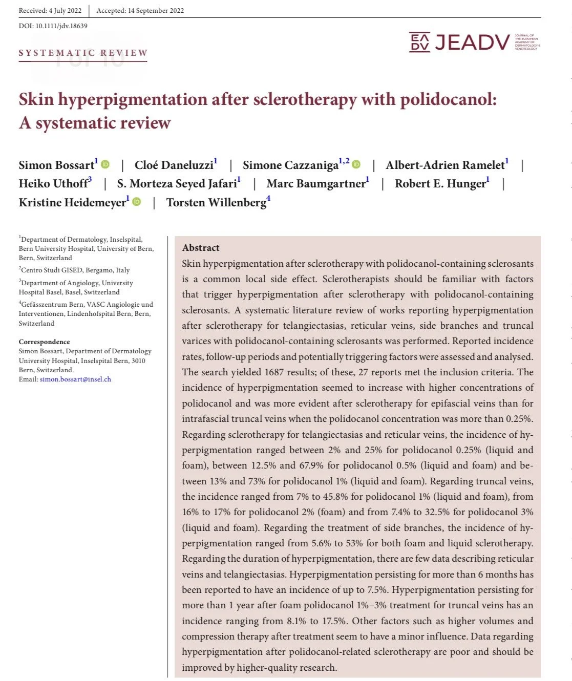 Battling Brown Spots: Your Guide to Hyperpigmentation After Foam Sclerotherapy